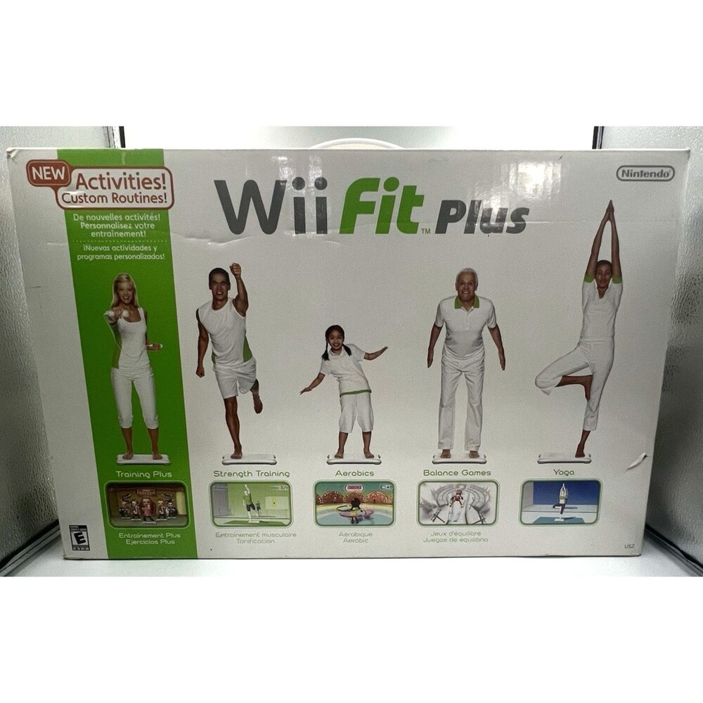 Nintendo Wii Balance Board Boxed White RVL-021 Tested w/ Manual & Feet NO GAME